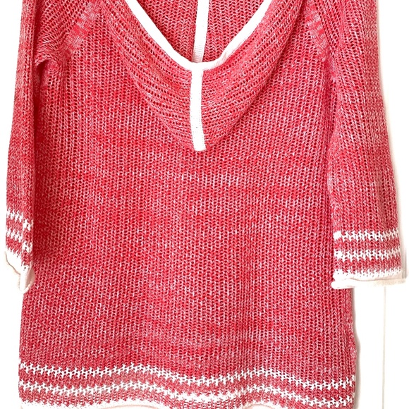 TOMMY BAHAMA Open Weave Hoodie Sweater - Picture 8 of 11